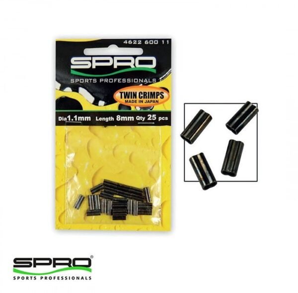 SPRO Twin Crimps İkili Sıkma Burcu 1.1MM 1/25