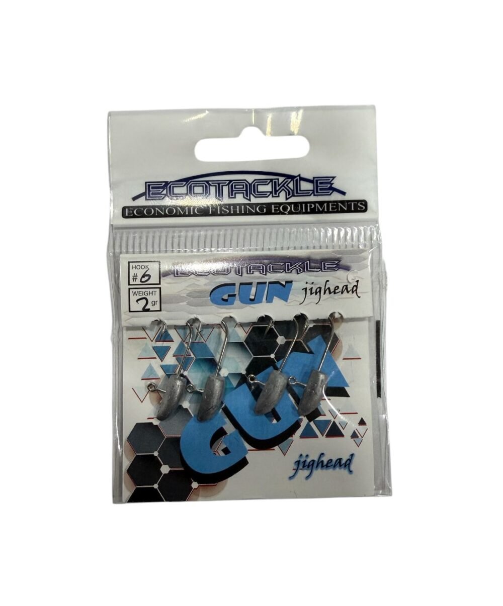ECOTACKLE GUN LRF JIGHEAD 4Pcs