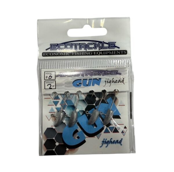 ECOTACKLE GUN LRF JIGHEAD 4Pcs