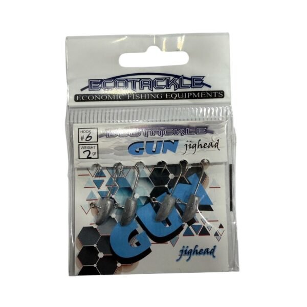 ECOTACKLE GUN LRF JIGHEAD 4Pcs