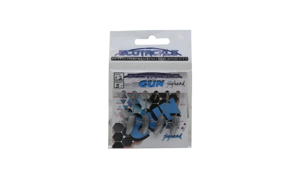 ECOTACKLE GUN LRF JIGHEAD 4Pcs