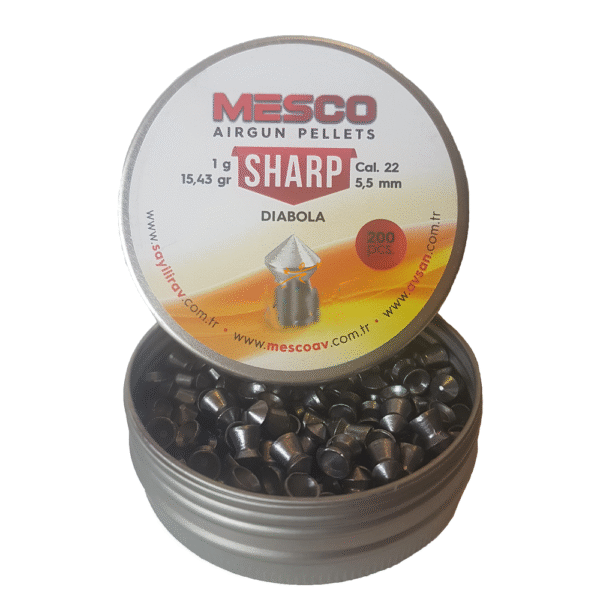 Mesco Sharp 5.5mm Havalı Tüfek Saçması (200 adet)