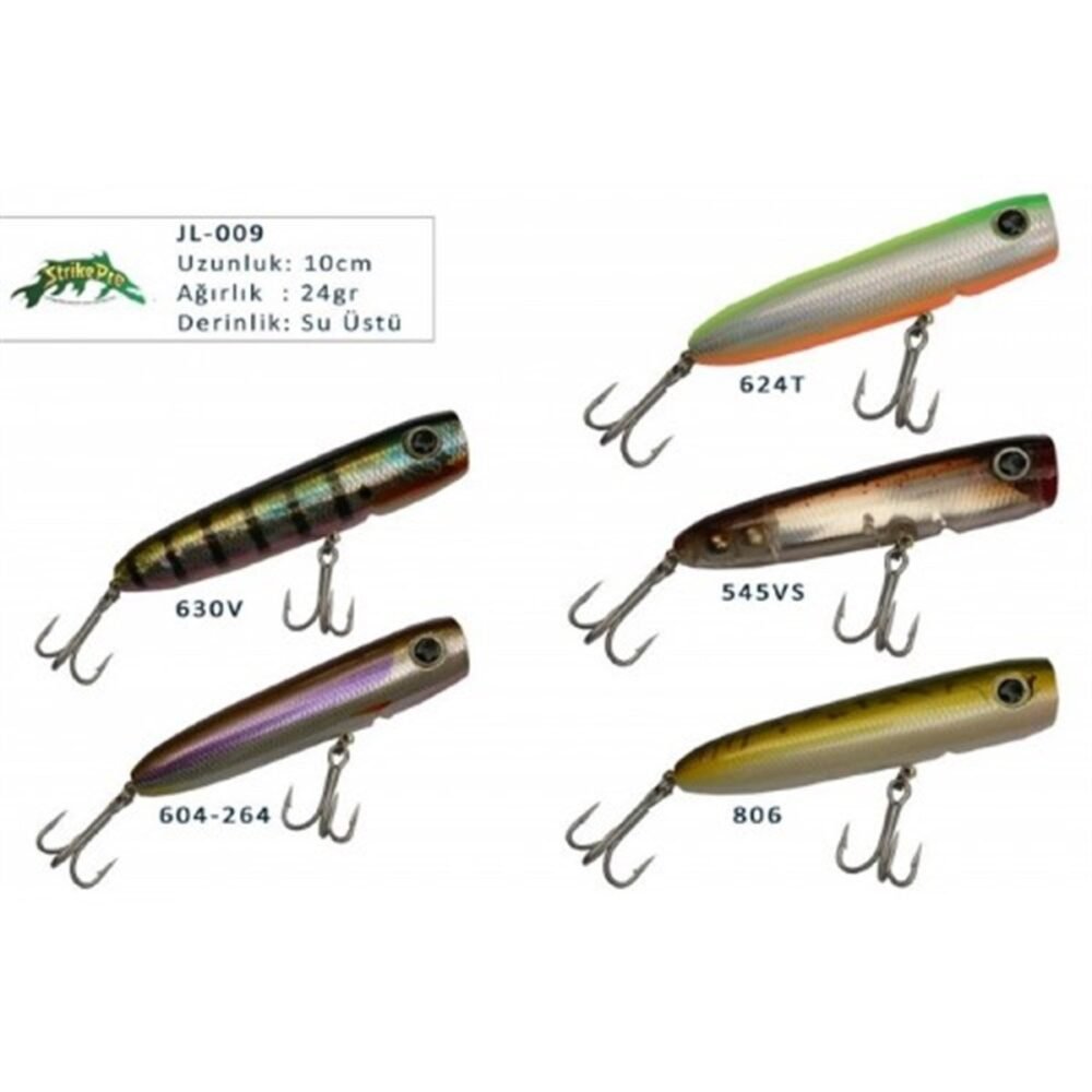 Strike Pro JL-009 Popper Suni Maket Yem Color 624T
