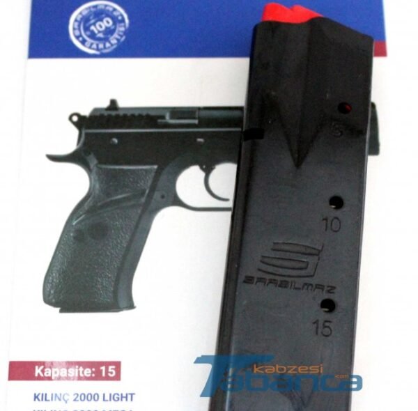 Sarsılmaz Kılınç 2000 Light Orijinal Şarjör 17 Kapasite