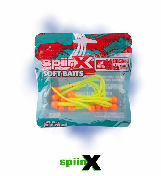 SPIINX MICE TAIL SİLİKON 8CM 12P ORANGE CHARTREUSE