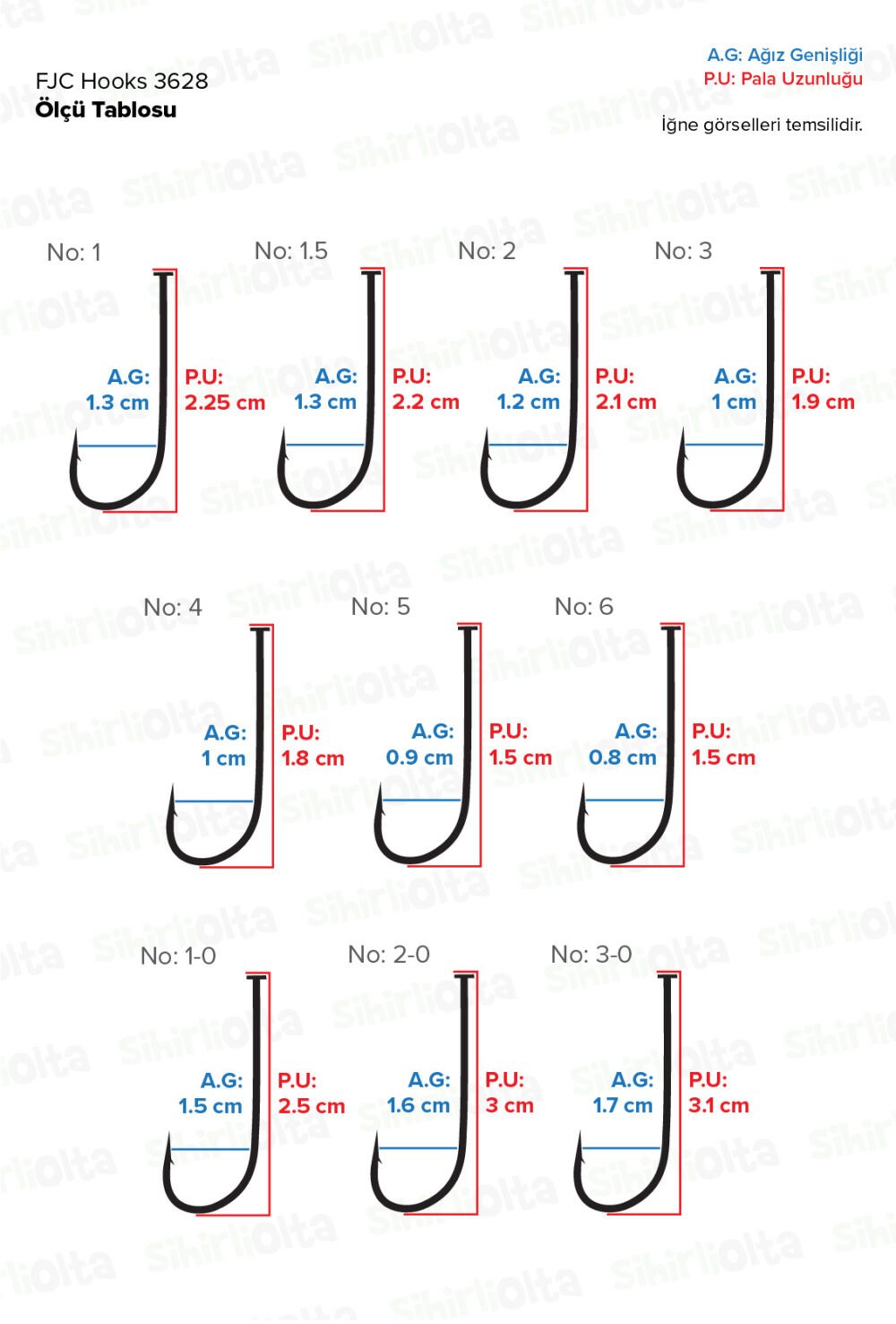 FJC Hooks 3628 Chinu Ringed Black Nickel İğne No:2