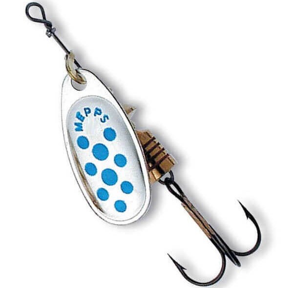 Mepps Comet Olta Kaşığı Beyaz/Mavi No2