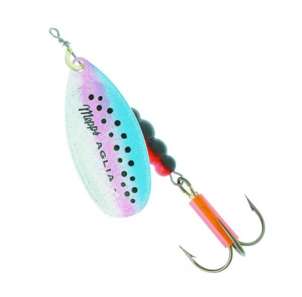 Mepps Rainbow Olta Kaşığı Mavi-Pembe Benekli No1