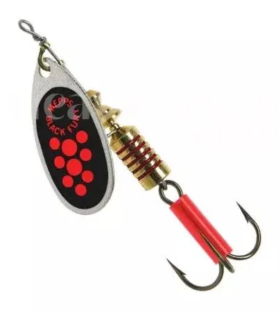 Mepps Black Fury Gümüş/Turuncu Olta Kaşığı No:2