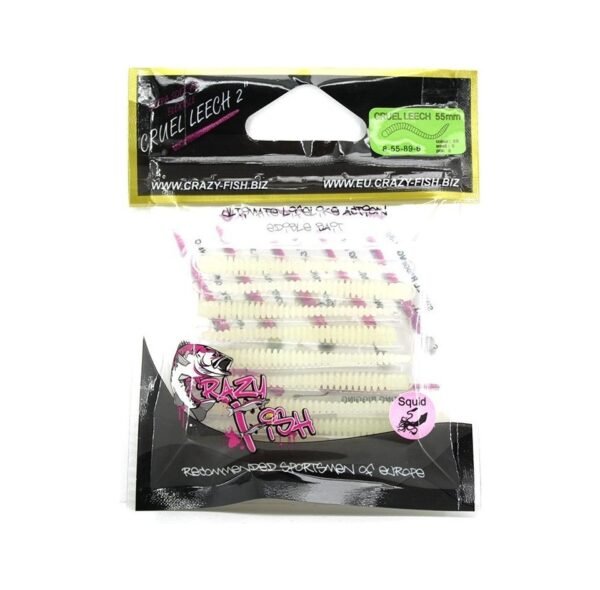 Crazy Fish Cruel Leech 55MM Color:89