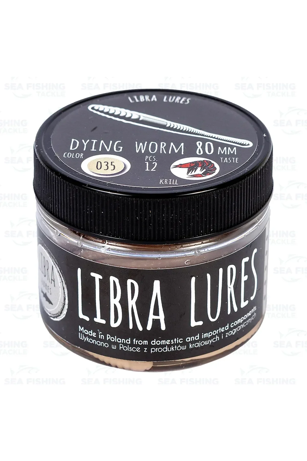 Libra Lures Larva Garlic Suni Yem / Dark Yellow - Görsel 2