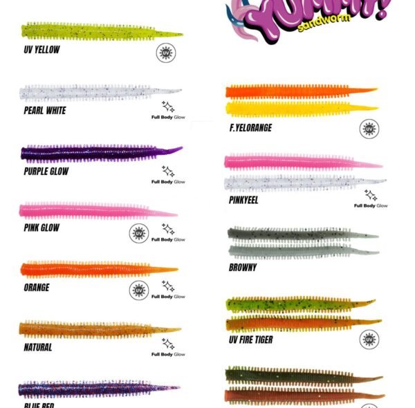 Fujin Yummy Sandworm 7 Cm Lrf Silikonu