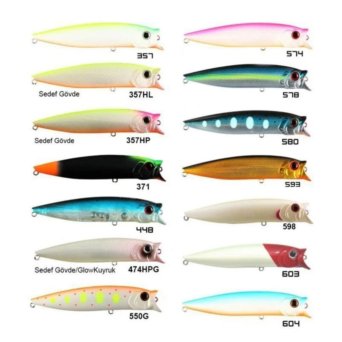 Usami Combo Pop 100F 12.1 G Maket Balık