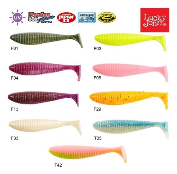 Lucky John Joco Shaker 2.5 6.35cm 6 Adet Silikon Yem Renk F33