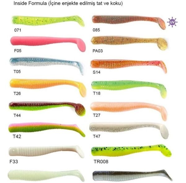 Lucky John Long John 3.1 7.87CM 8 Adet Silikon Yem