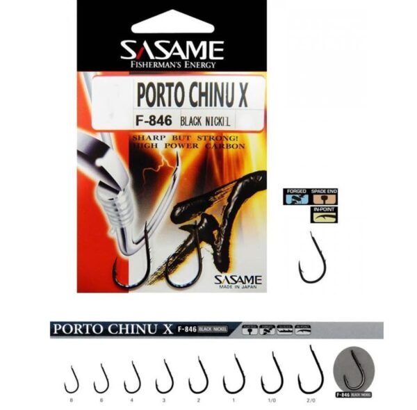 Sasame Port Chinu X F-846 Serisi Olta İğnesi No:2/0