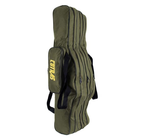 Cotras Haki Olta Kamış Çantası 100cm 3 Gözlü