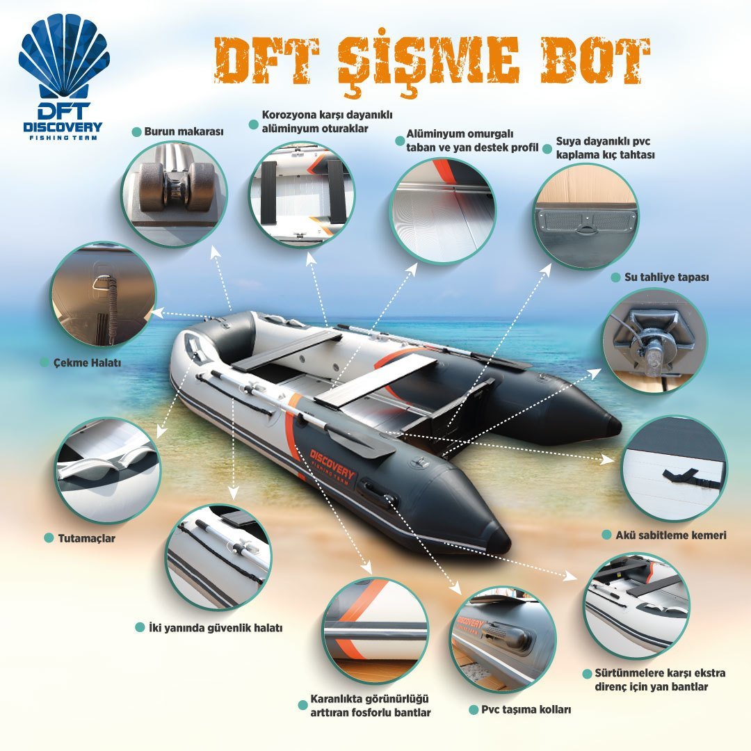 DFT DISCOVERY Şişme Deniz Botu MX330AL 330 cm