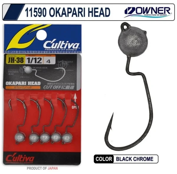 Owner Cultiva 11590 2.4gr İğne 4 Okappari Head Lrf Jighead