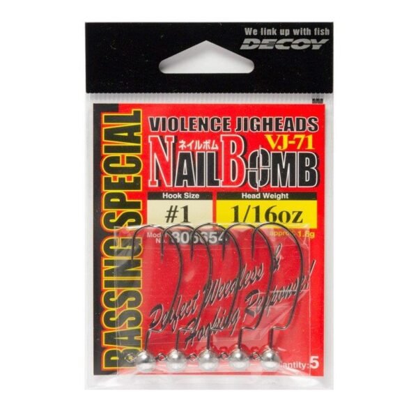 DECOY VJ-71 Nail Bomb Jig Head #1/0